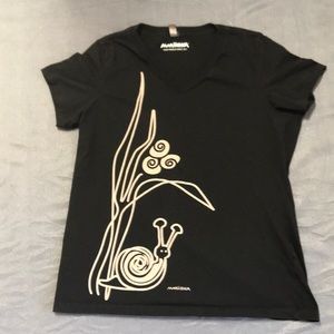 Marushka Hand Painted T Shirt XL Snail
